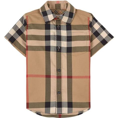 Check Stretch Cotton Shirt in Archive beige 